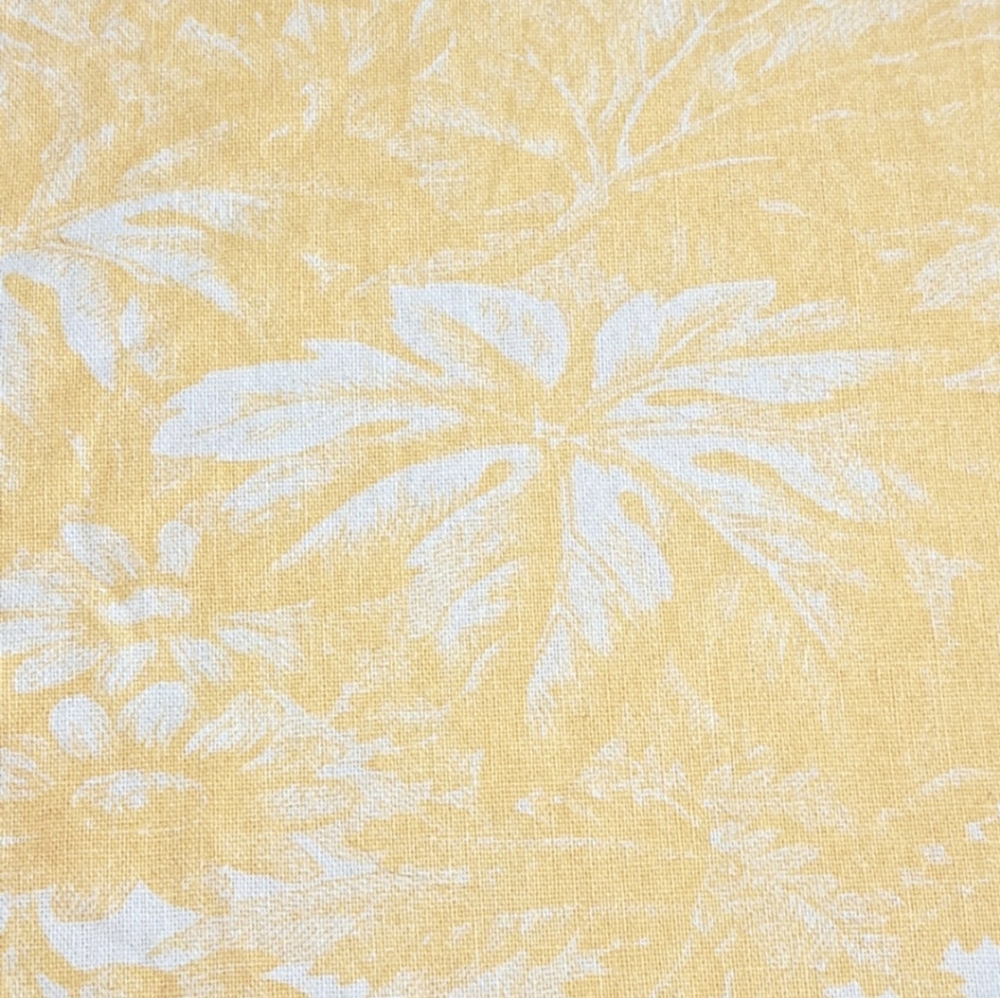 Pottery Barn Matine Toile Yellow Floral Twin   Duvet Cover Linen/cotton